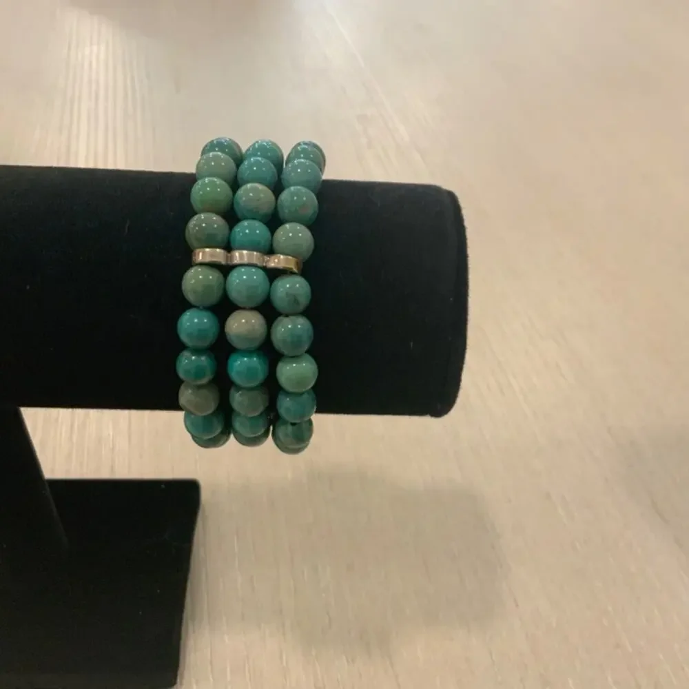 Vintage Turquoise Bead Bracelet
